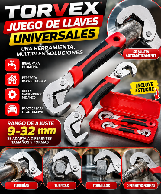 TORVEX™ Juego de llaves universales